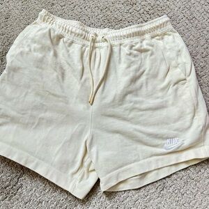 Nike Cream Sweatshorts
